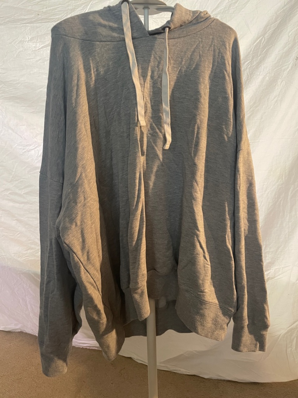 Buffalo David Bitton Gray Hooded Pullover Sweatshirt